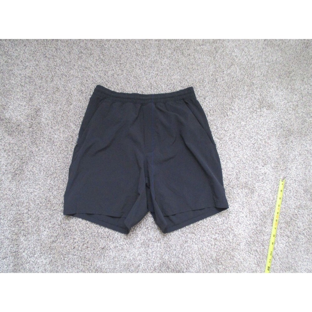 lululemon Pace Breaker Linerless Short 7" black mens Medium